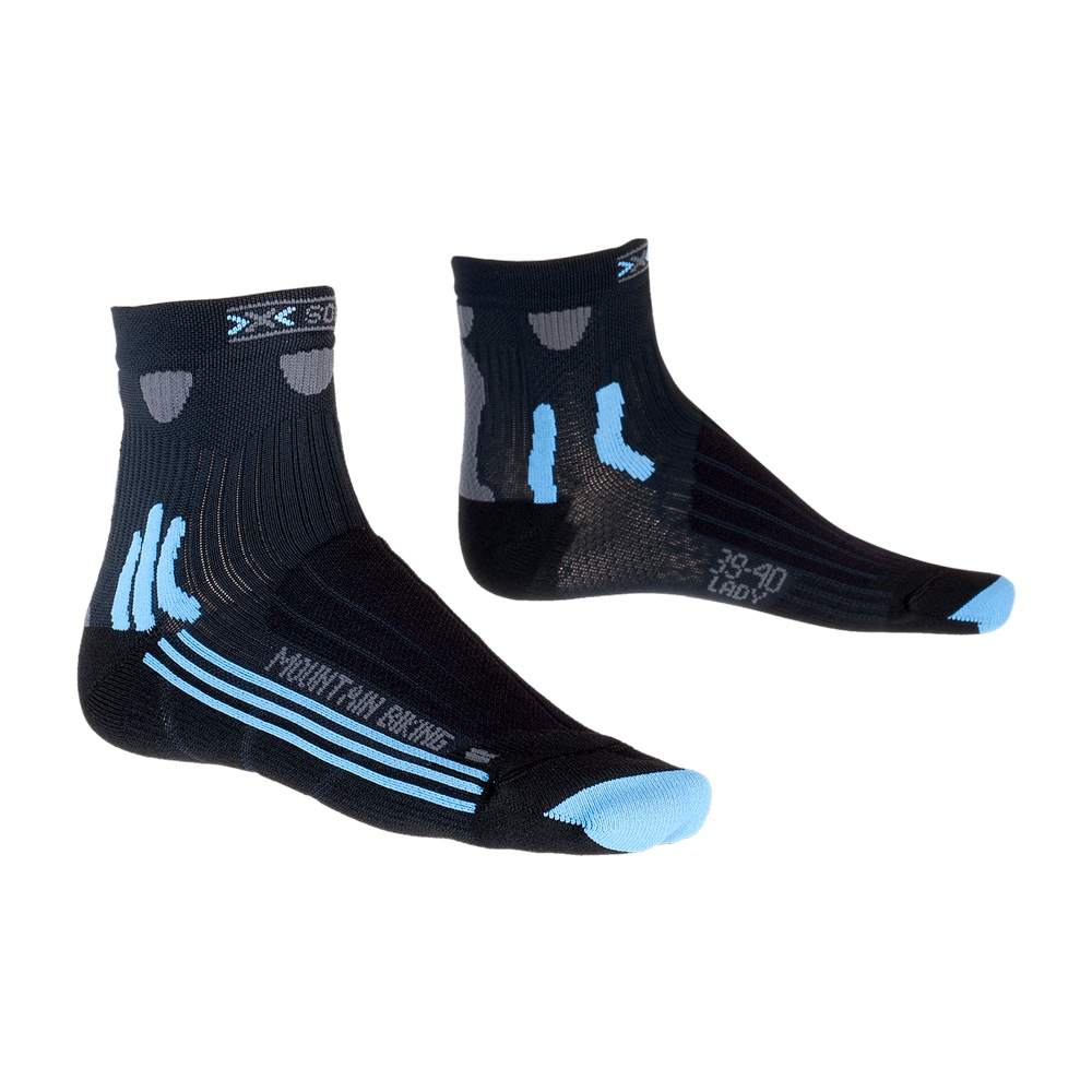 Жіночі носки X-Socks Mountain Biking X20320-X88 р. 35/36 Black/Sky Blue