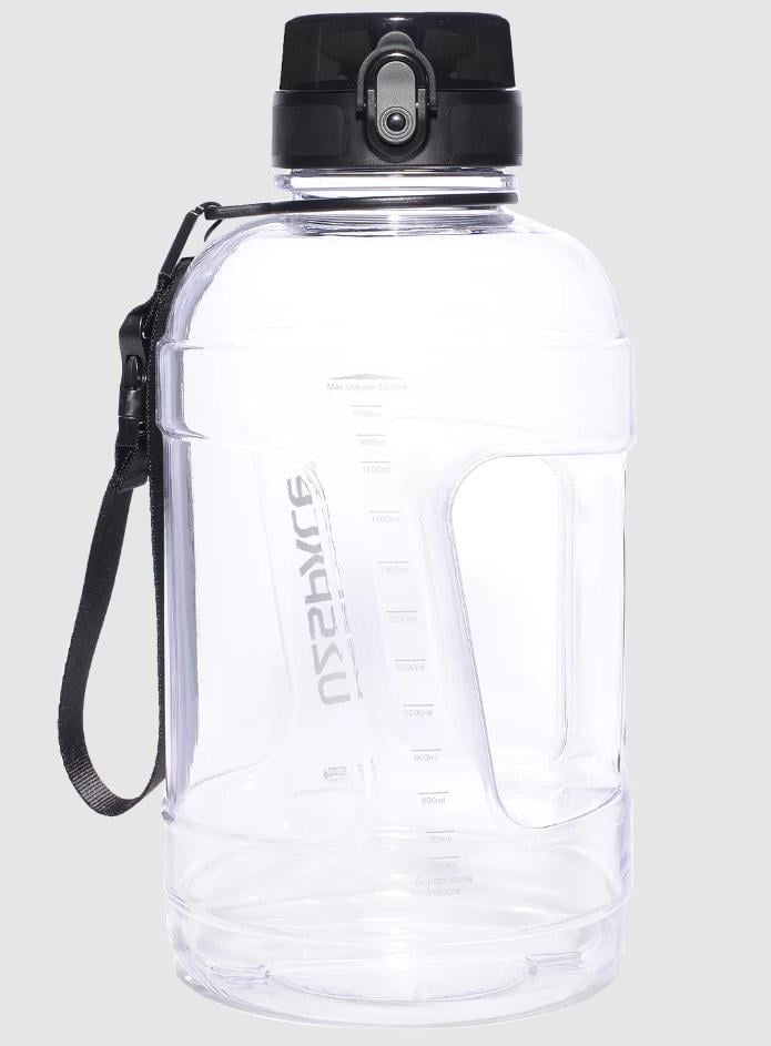 Пляшка для води UZSPACE The King 6064 2300мл прозора Пляшка для води UZSPACE The King 6064 2300мл прозора