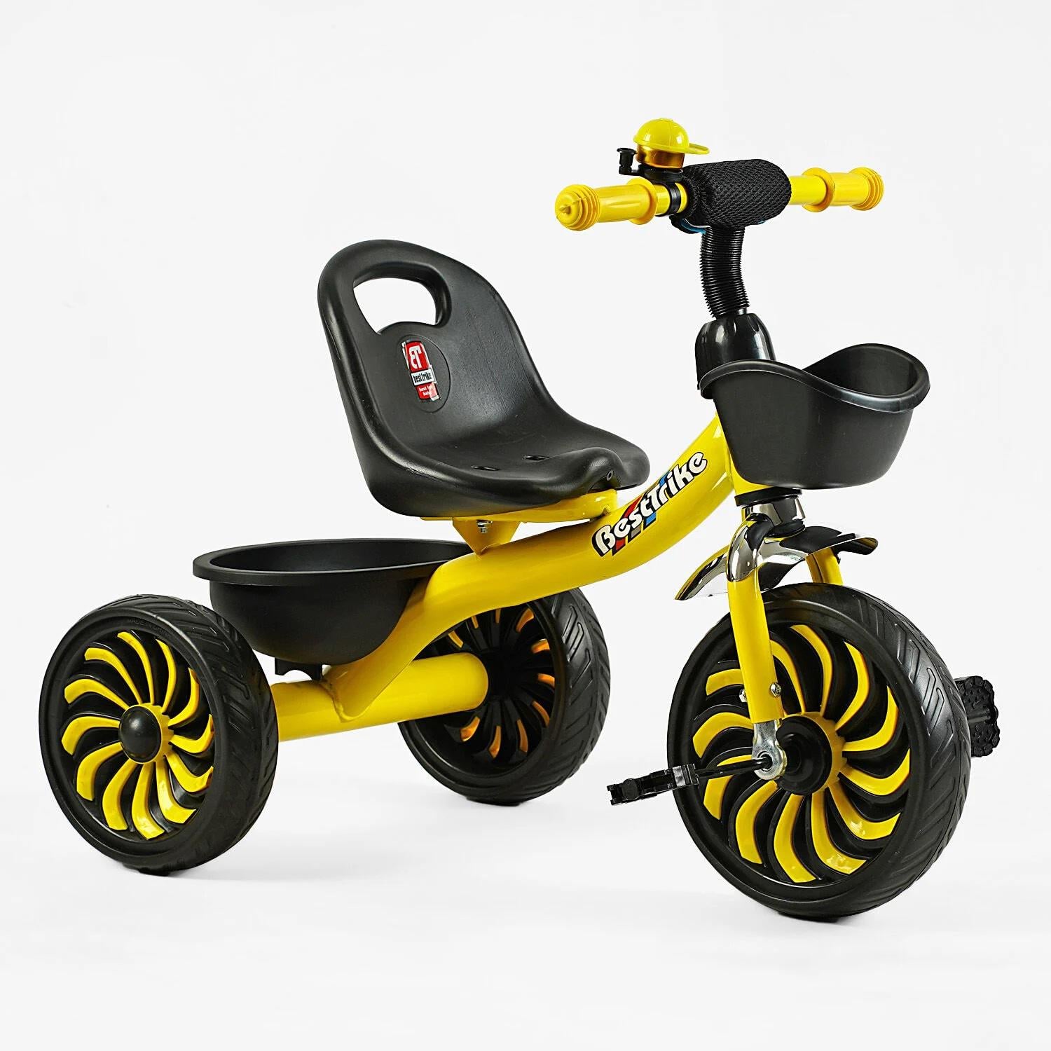 Велосипед детский Best Trike 2 корзины Yellow (146098)