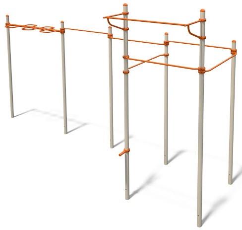 Комплекс спортивний SiverSport S831.3 з турніками і рукоходом (1819526956)