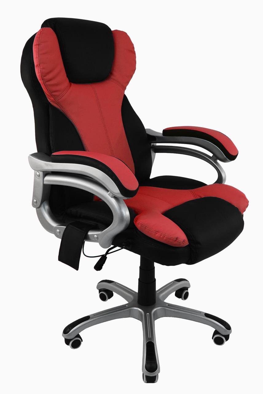 Кресло офисное Bonro M8074 с массажем Красный