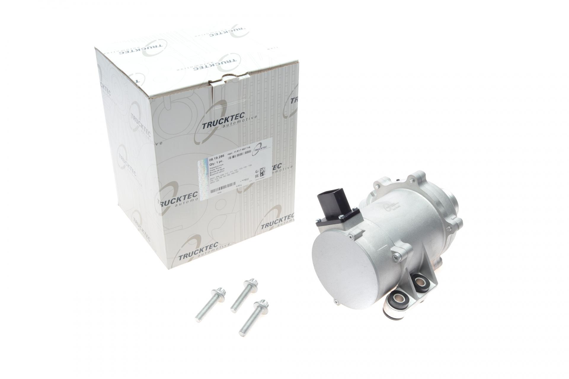 Водяная помпа TRUCKTECAUTOMOTIVE BMW 1 F20/21/3 E90/E91/E92/E93/F30/F35/F80/5 F10/F07/F11/X5 F15/F85 электрическая (08.19.286)