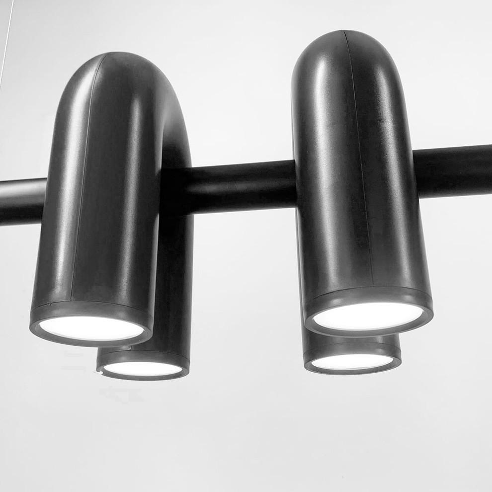 Люстра дизайнерська Circus Ago видовжена Чорний (MJ 18L-1220 BK) - фото 5 Люстра дизайнерська Circus Ago видовжена Чорний (MJ 18L-1220 BK) - фото 5