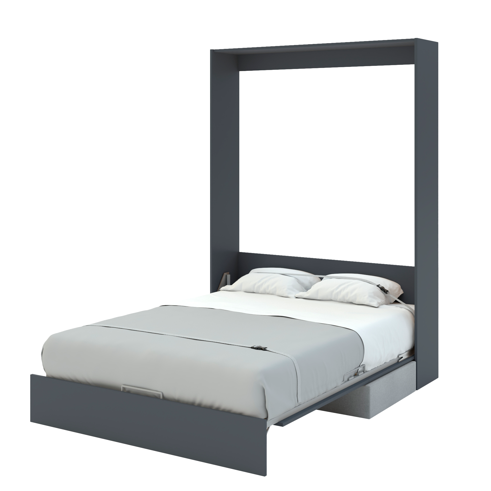 Шкаф-кровать-диван MIRA SOFA-160 Антрацит