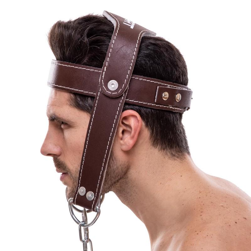 Упряж тренажер для тренування м'язів шиї Zelart SB-165189 кКоричневий (SB-165189) - фото 3