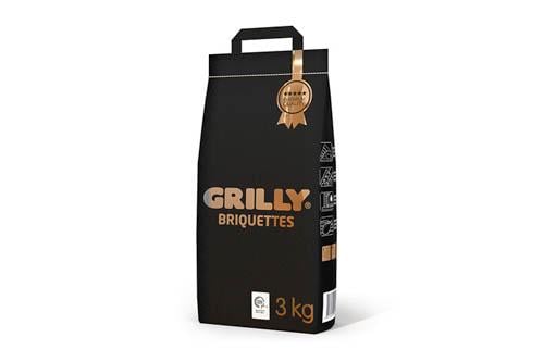 Брикети деревно-вугільні Grilly Premium 3 кг