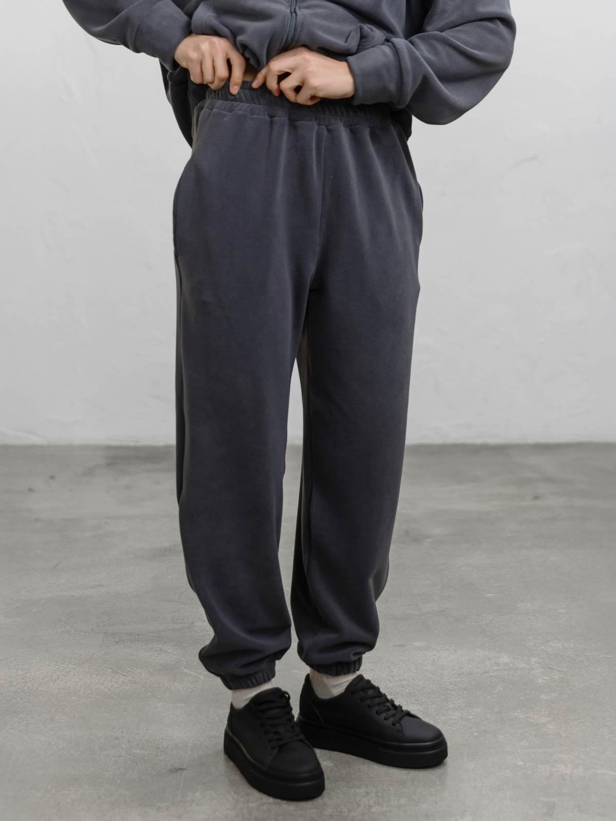 Штани жіночі з фліс-плюшу FROMUS L Графіт (2656-8) - фото 3 Штани жіночі з фліс-плюшу FROMUS L Графіт (2656-8) - фото 3