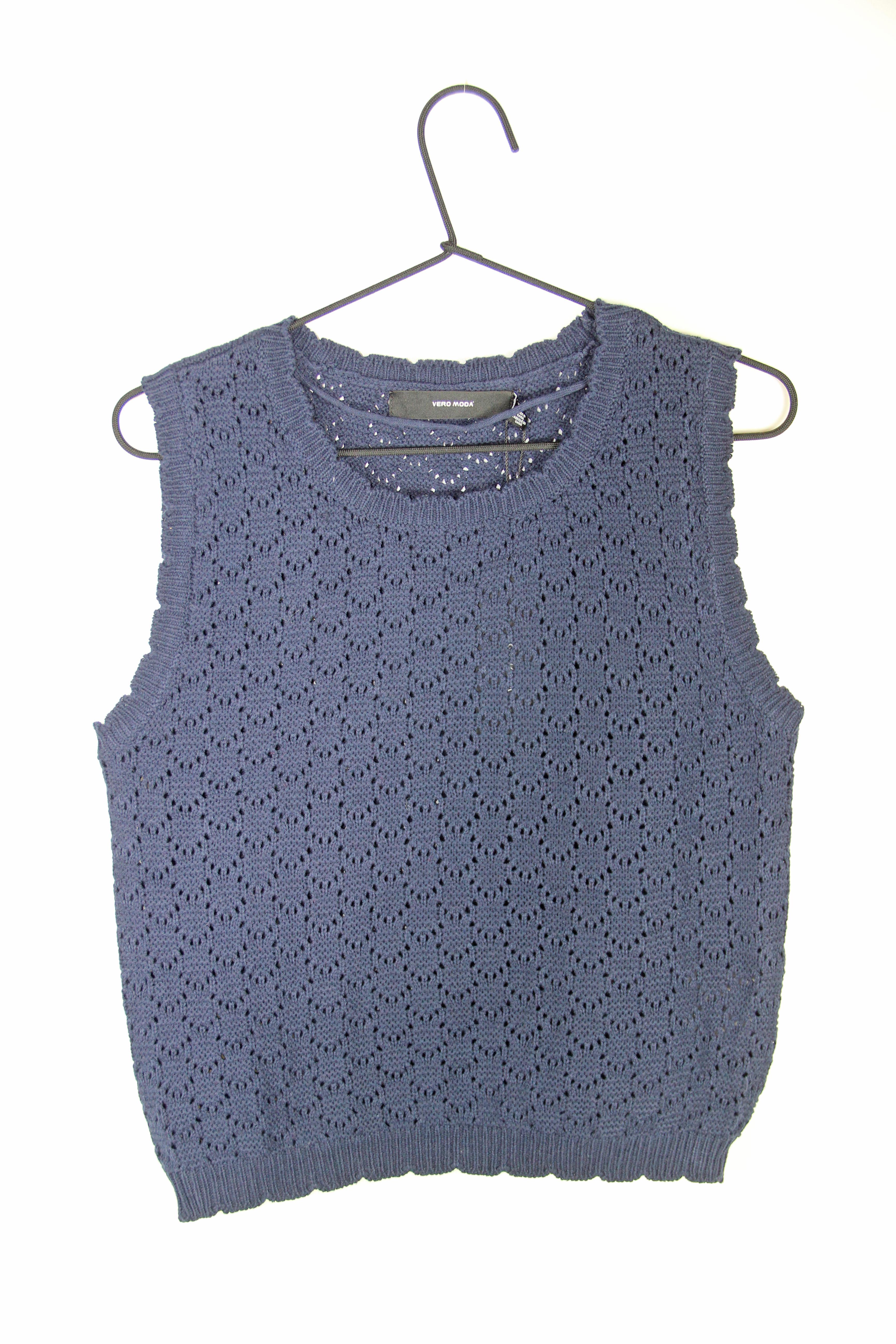 Топ VERO MODA 10321338 M Темно-синий