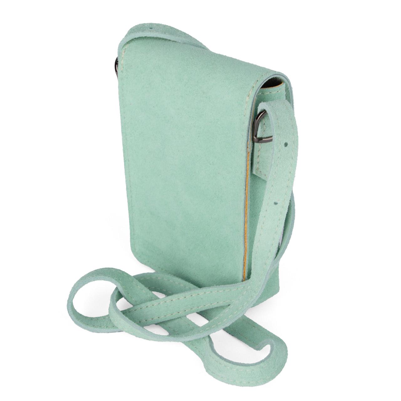 Сумка для телефона женская замшевая Virginia Conti 03804 Зеленый чай (2629431811) - фото 3
