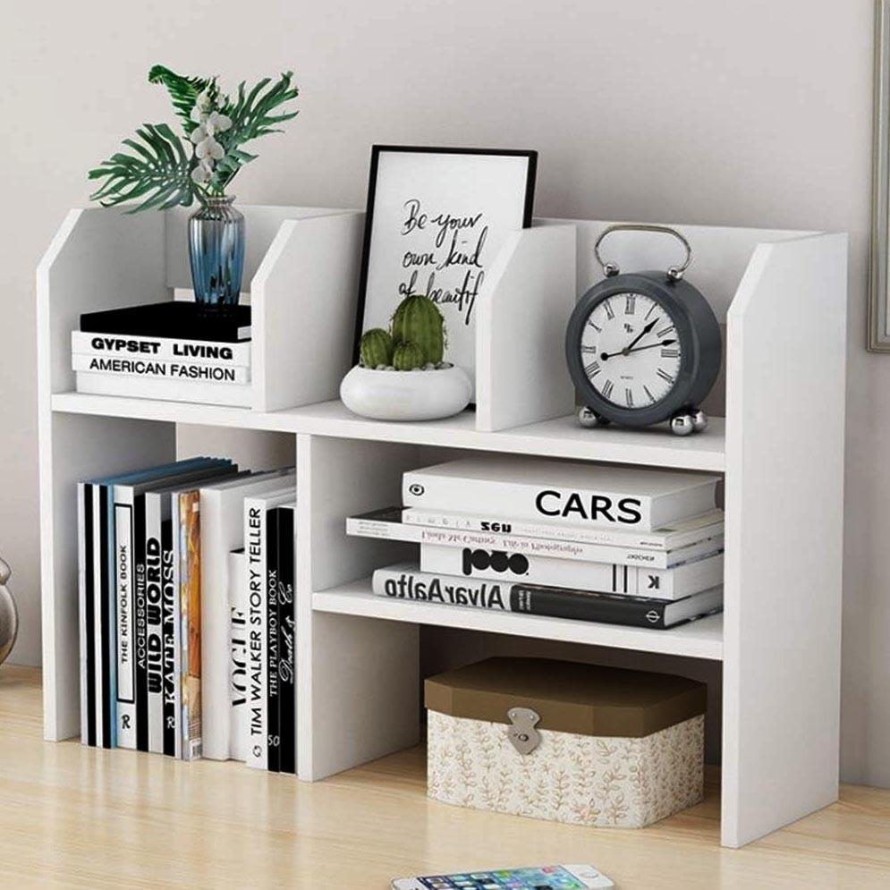 Полка-надстройка настольная из дерева Армелион зефир (АКД-005620)