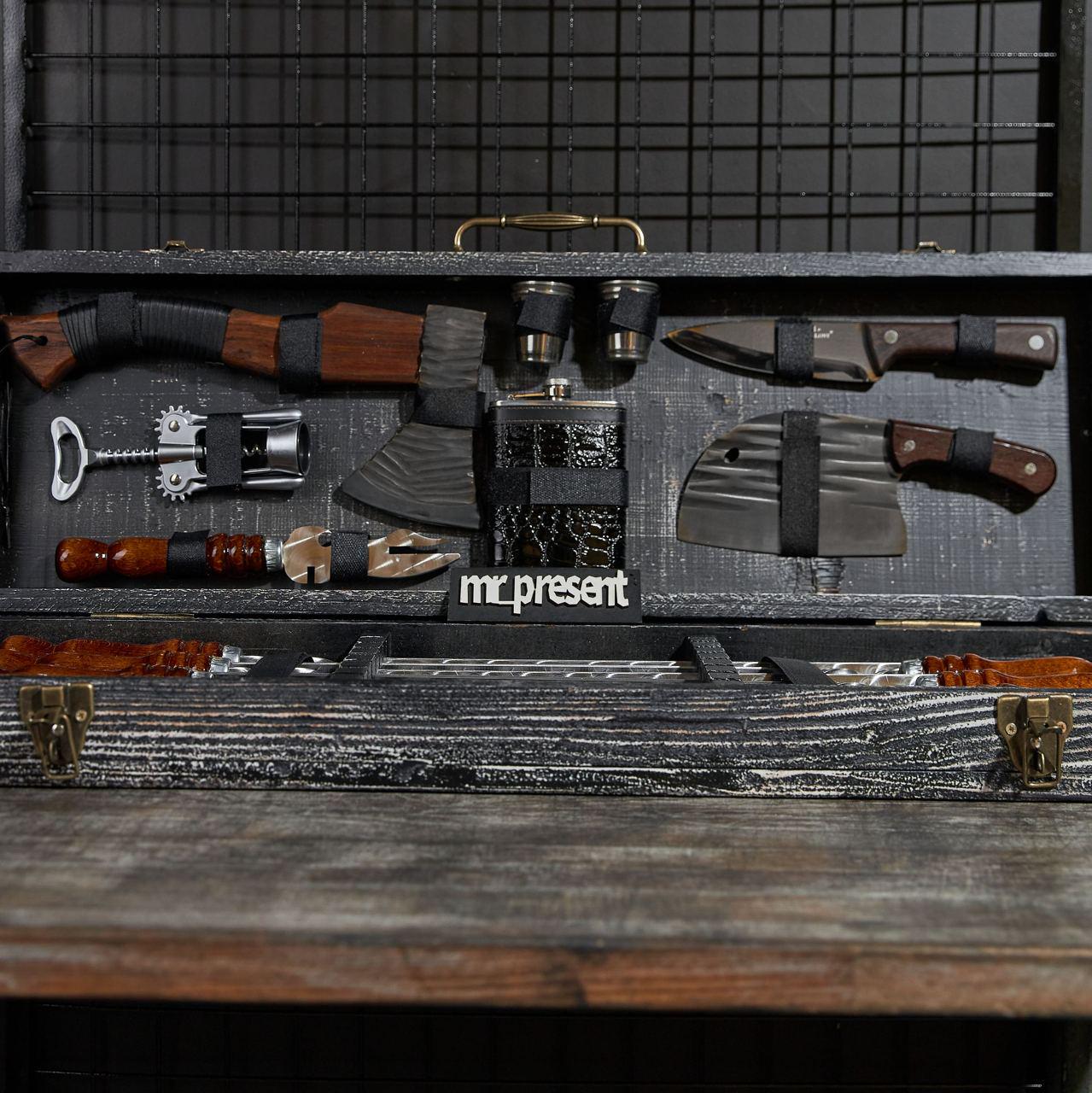 Набор Vintage Viking шампуров в кейсе для пикника М (Vintage Viking (М))