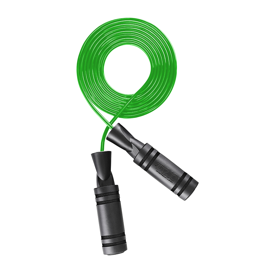 Скакалка с подшипниками 4FIZJO Basic Black/Green (P-5907739313157)