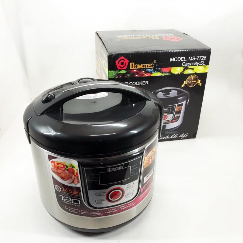 Мультиварка Domotec MS-7726 багатофункціональна 12 програм 5 л 1500W (26202549) - фото 11 Мультиварка Domotec MS-7726 багатофункціональна 12 програм 5 л 1500W (26202549) - фото 11