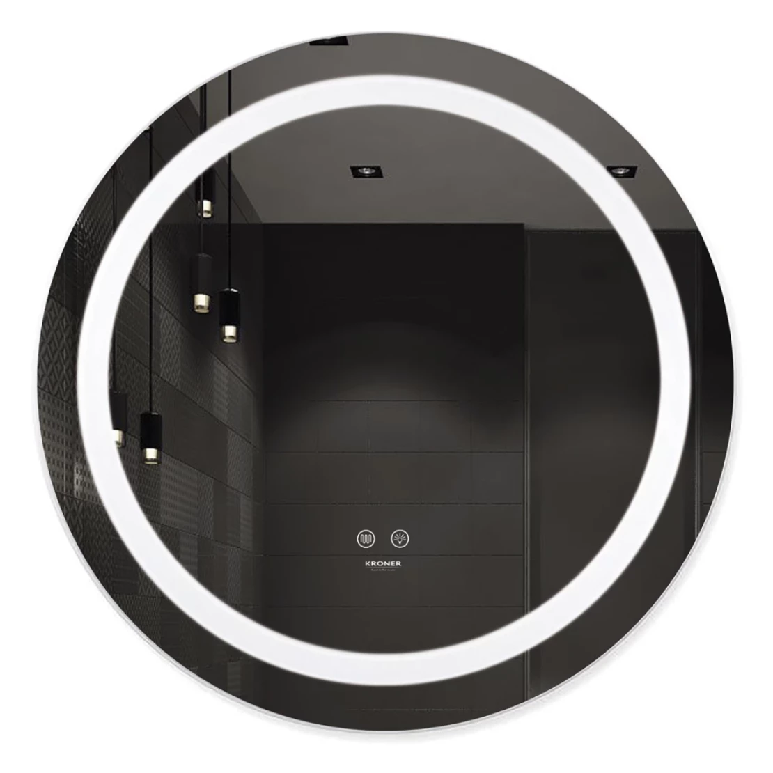 Зеркало Kroner KRP Spiegel R2 6060 с LED-подсветкой и антизапотеванием (SVR-CV030042)