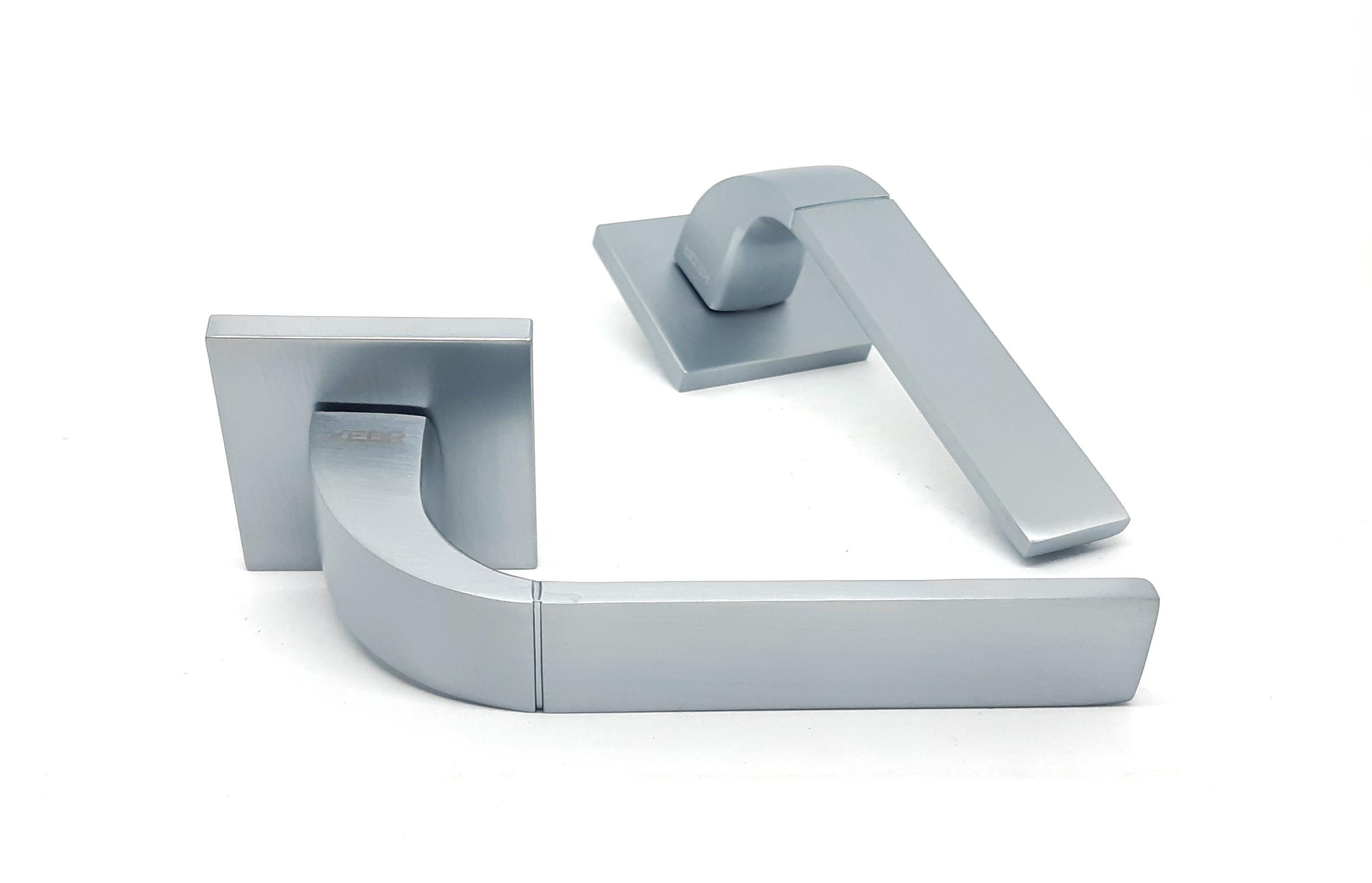 Ручка Kedr на розетке квадрат Ultra R21.170 MCP матовый Хром Ручка Kedr на розетке квадрат Ultra R21.170 MCP матовый Хром