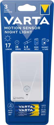 Ліхтарик Varta Motion Sensor Night Light 3AAA (164)