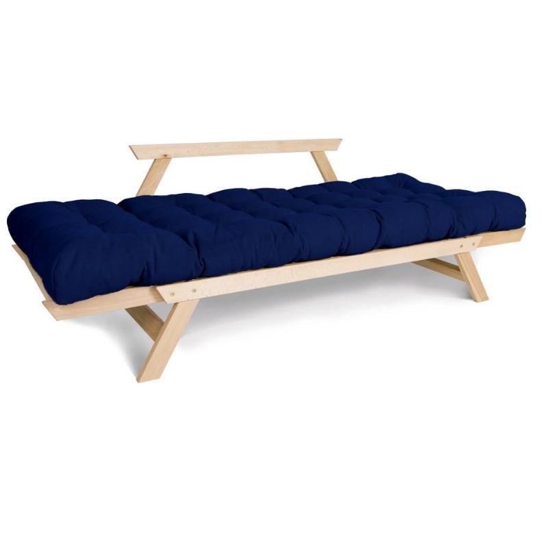Диван-футон розкладний Woodman Allegro з масиву дерева без покриття/Синій - фото 3