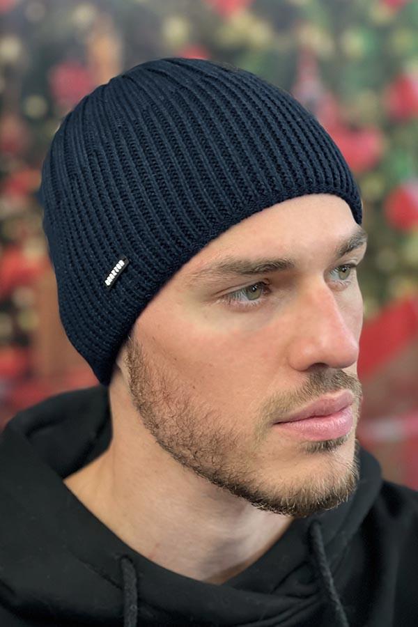 Шапка чоловіча Braxton Рілан Темно-синій (7206)