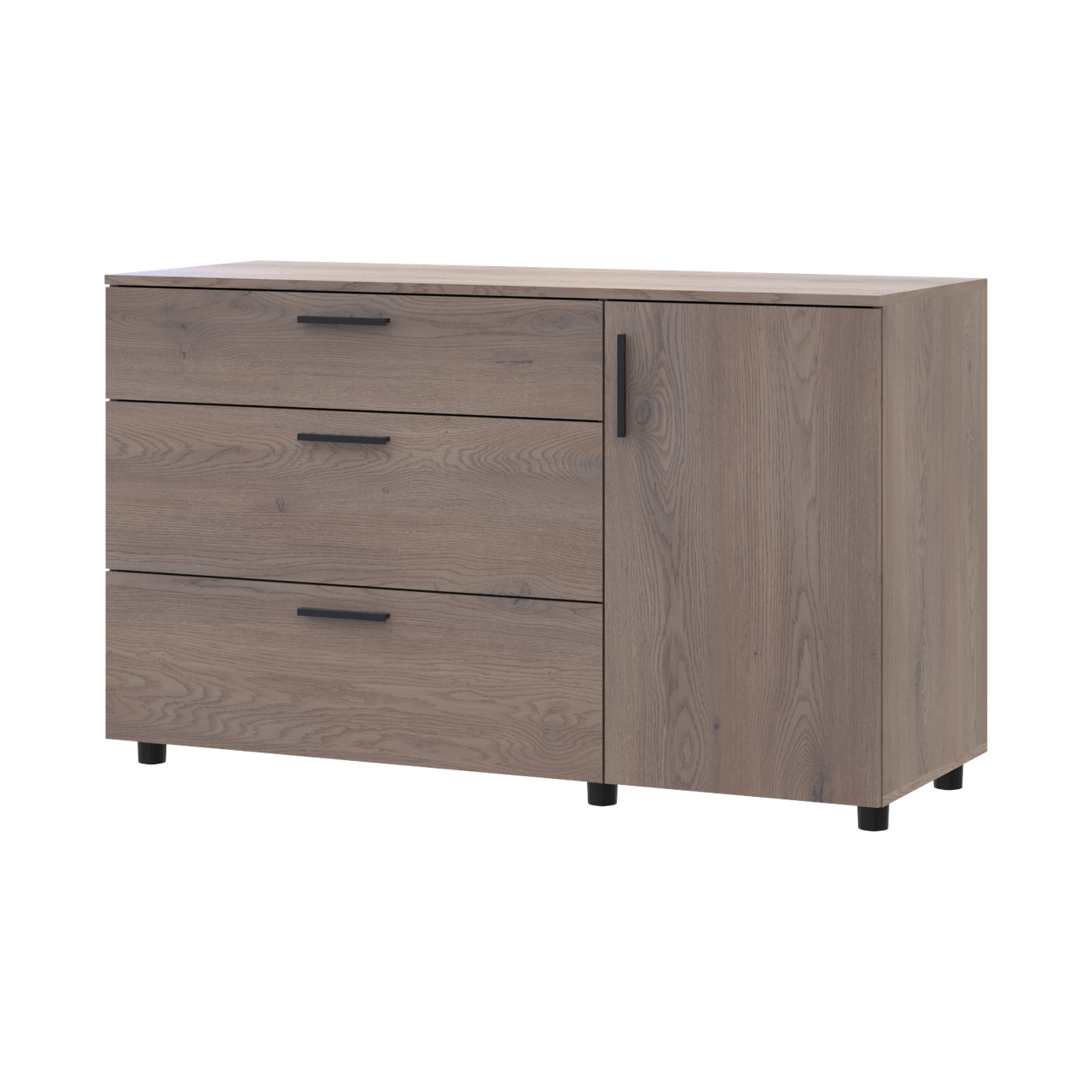 Комод Doros Торн 3Ш/1Д 135х51,6х80 см Кремона Канноло (41510177)