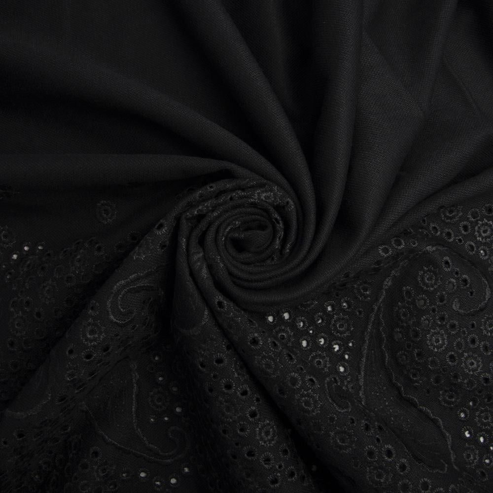 Тканина костюмна WT-14489 Орлена Чорний (22915)