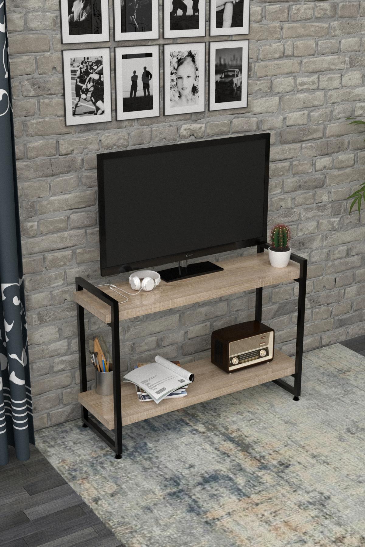 Тумба под ТВ EcoLoft Лофт Элис DSP-1178 Дуб сонома (25713586)