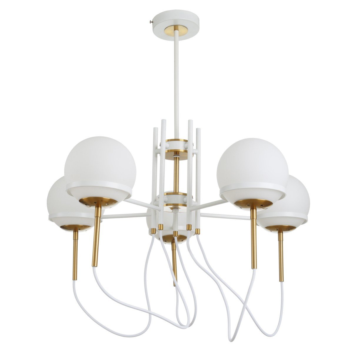 Люстра Brille BR-01 469S/5 E14 AC+WT (23-740)