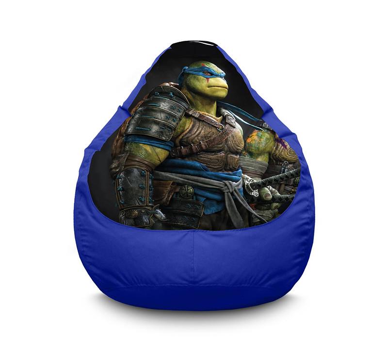 Кресло мешок Ninja Turtles Leonardo Оксфорд XXL 90х125 см Синий Кресло мешок Ninja Turtles Leonardo Оксфорд XXL 90х125 см Синий