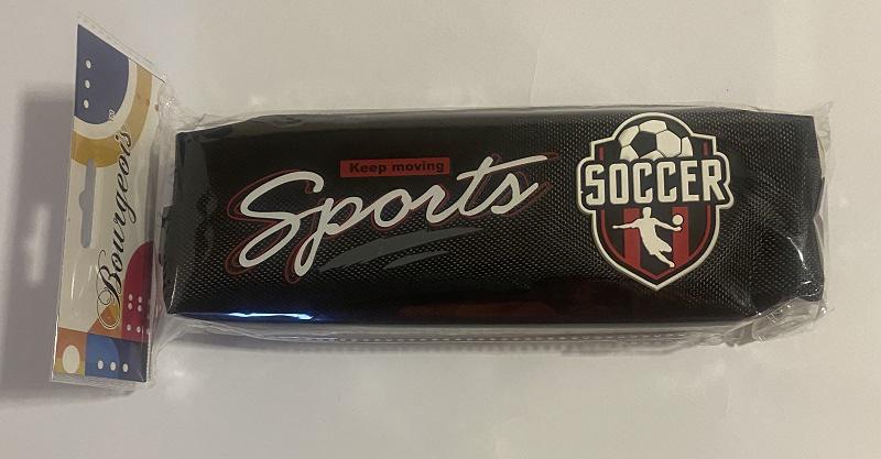 Пенал-косметичка Sport Sosccer 3277 1 отделение Черный (1331492)