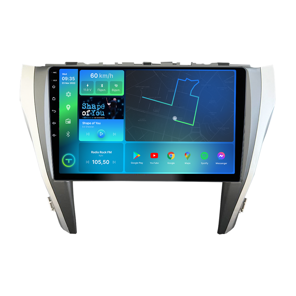 Автомагнитола штатная Torssen 2K для F10232 для Toyota Camry 55 B/G 4G/Carplay/DSP 2/32 GB 10" (202302953)
