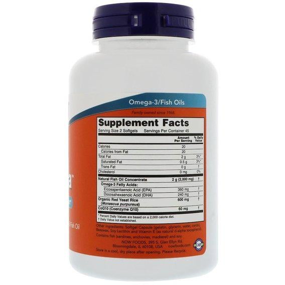 Омега 3 NOW Foods Red Omega 90 Softgels - фото 2