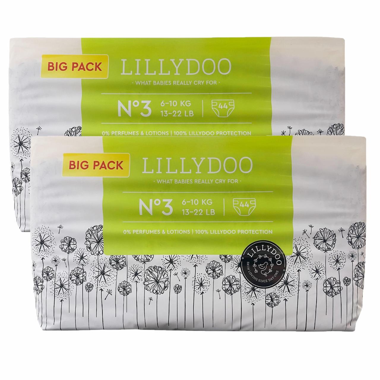 Підгузки дитячі LILLYDOO 3 Midi 6-10 кг 88 шт. (2496196157)