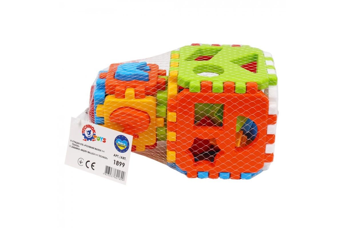 Іграшка куб ТехноК Розумний малюк 1+1 ТехноК (1899) - фото 4 Іграшка куб ТехноК Розумний малюк 1+1 ТехноК (1899) - фото 4