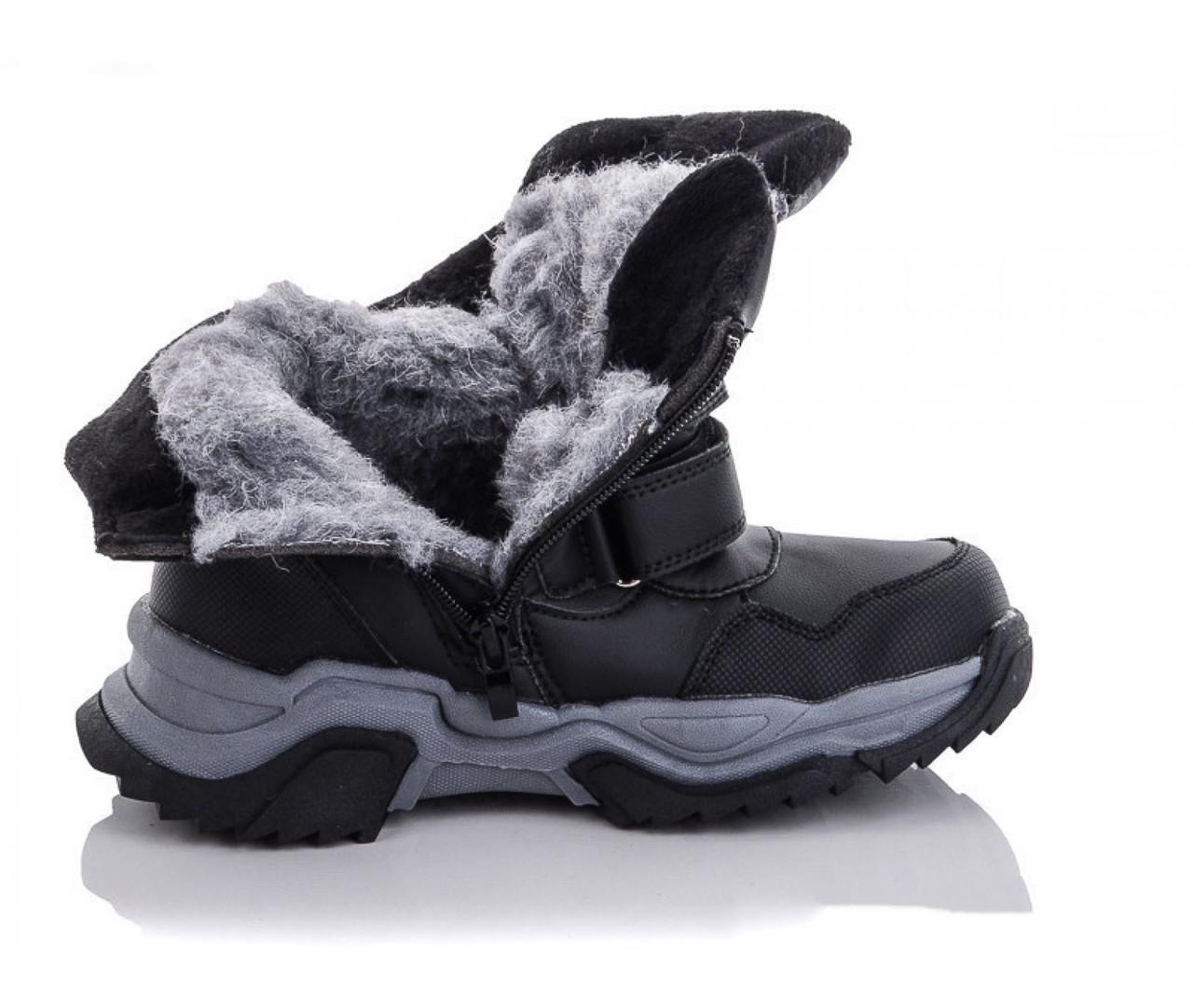 Ботинки зимние для мальчиков BESSKY B2132-1C/34 р. 34 Черный - фото 6 Ботинки зимние для мальчиков BESSKY B2132-1C/34 р. 34 Черный - фото 6