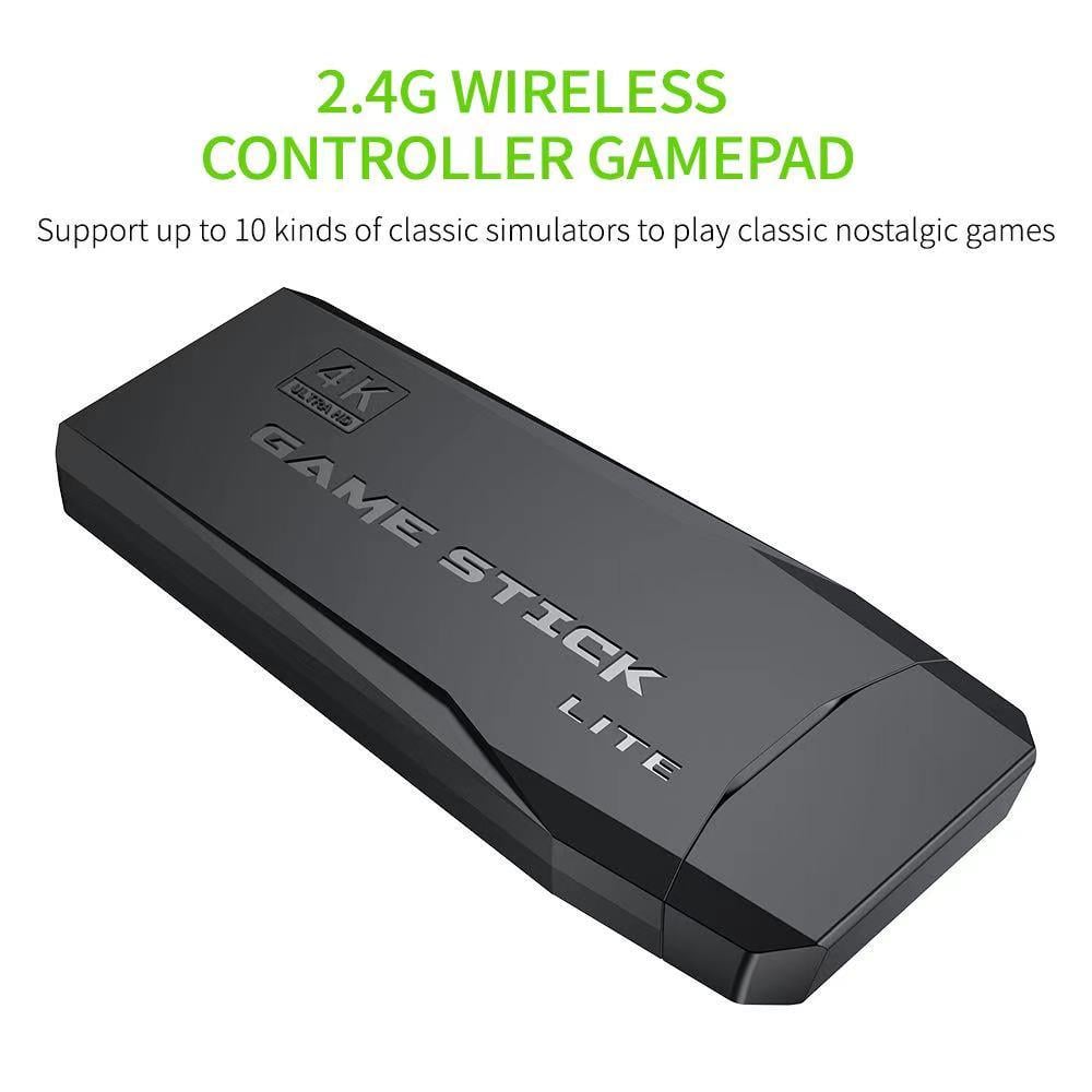 Игровая приставка HDMI Game Stick Lite M8 64 Gb 4K Ultra HD с беспроводными джойстиками +10000 игр (DF-640) - фото 2