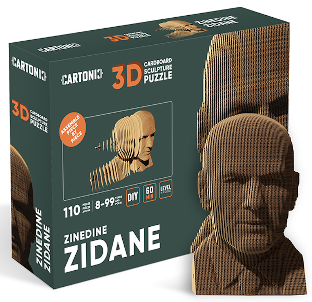 Картонний конструктор Cartonic 3D Puzzle ZINEDINE (8987165)