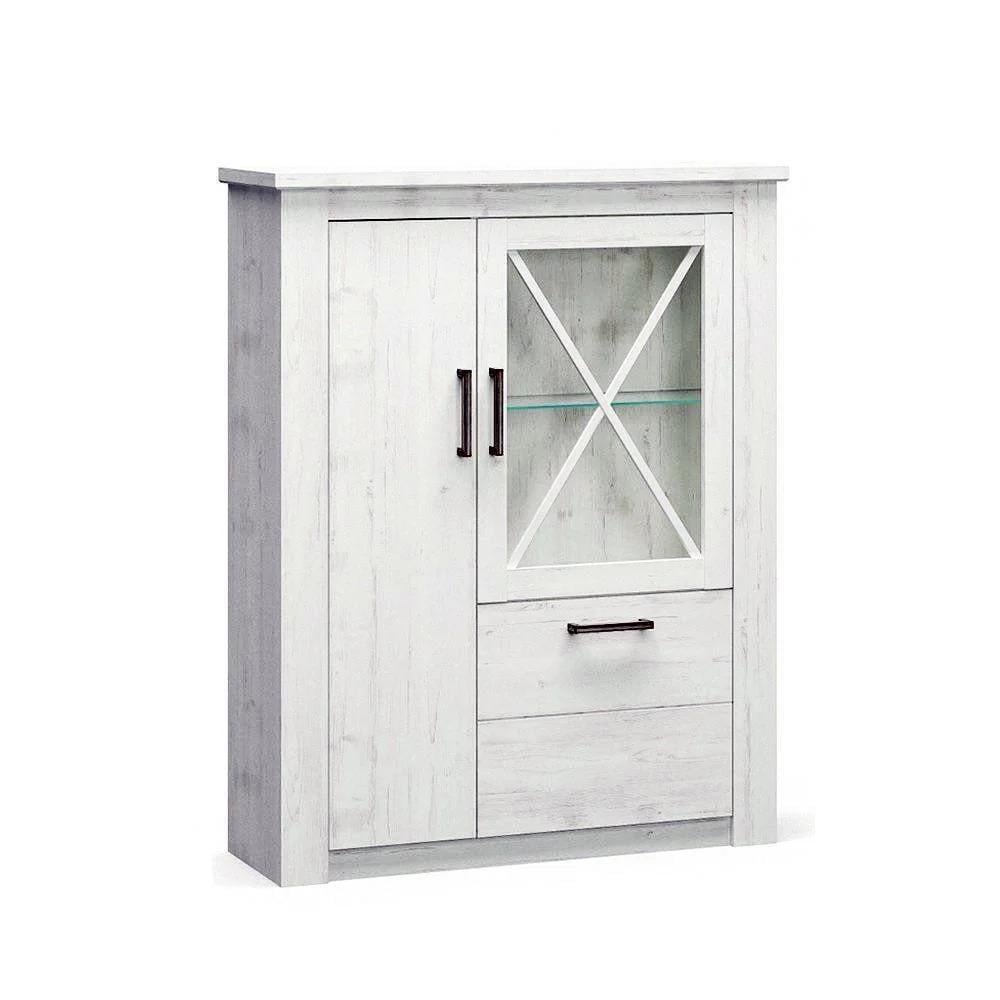 Комод-витрина Мебель-Сервіс Джорджия 2Д1В Андерсон пайн (13607) Комод-витрина Мебель-Сервіс Джорджия 2Д1В Андерсон пайн (13607)