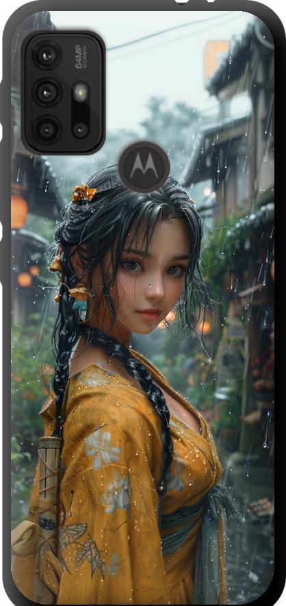 Чехол на Motorola Moto G10 Anime-girl (6133b-2319-42517)