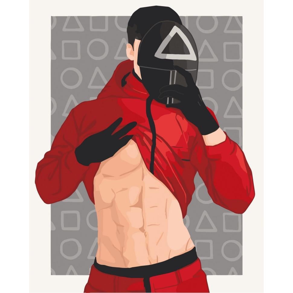 Картина по номерам ART CRAFT Игра в кальмаре. Фан арт 10299-AC 40x50 см (RLT22074)