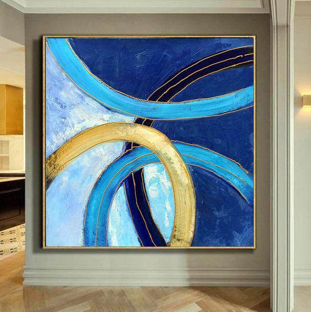 Картина на холсте ArtSale Абстракция 70х70 см abst0116