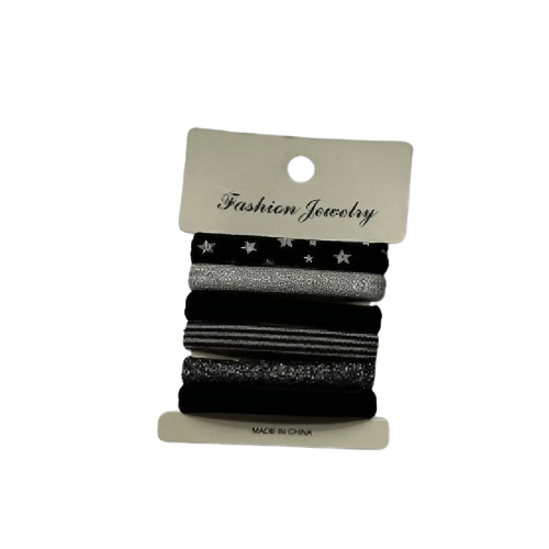 Резинки для волос Stenson WW02396 6 шт. Black (13925484)