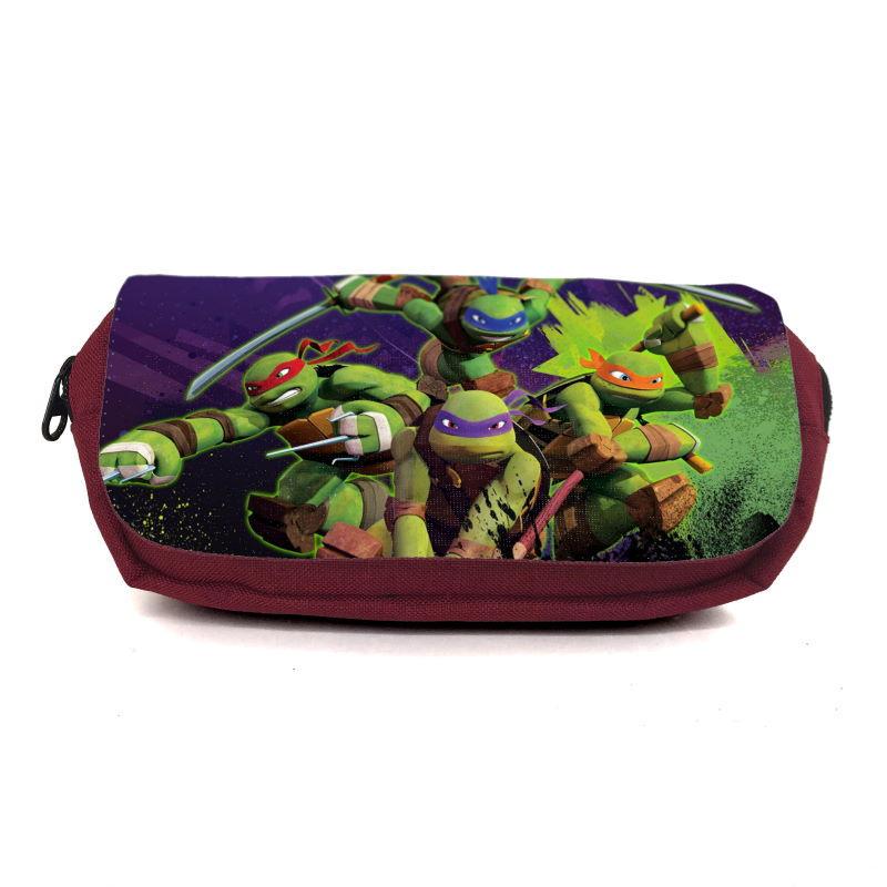 Пенал школьный Ракушки Ниндзя Ninja Turtles TMNT-003 Бордовый (1529788628)