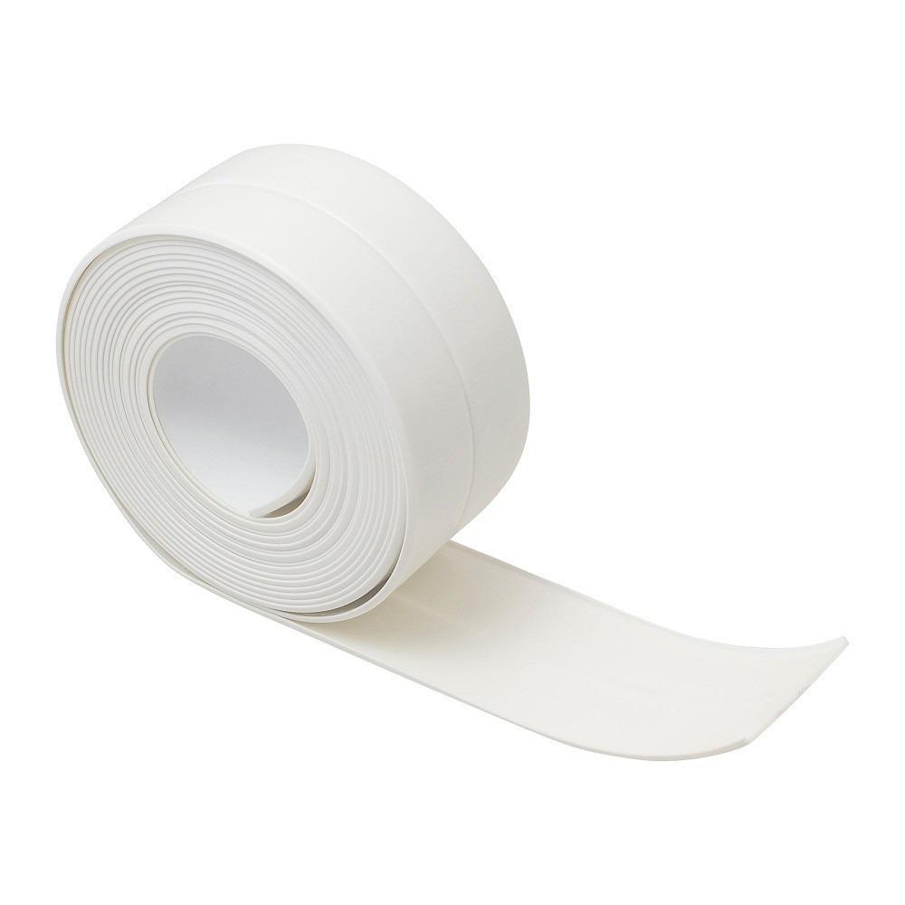 Противоскользящие накладки для ванной/степеней 9 шт. и самоклеящаяся бордюрная лента 3,2 м Белый (3000234-TOP-2) - фото 3