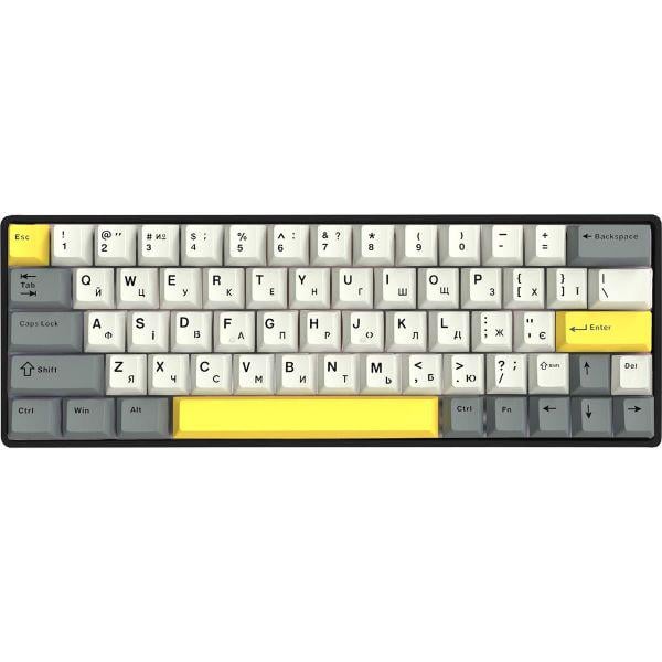 Клавіатура Epomaker EP64 60% Mulan Switch Hot-Swap RGB UA Black (EP64-B-M)