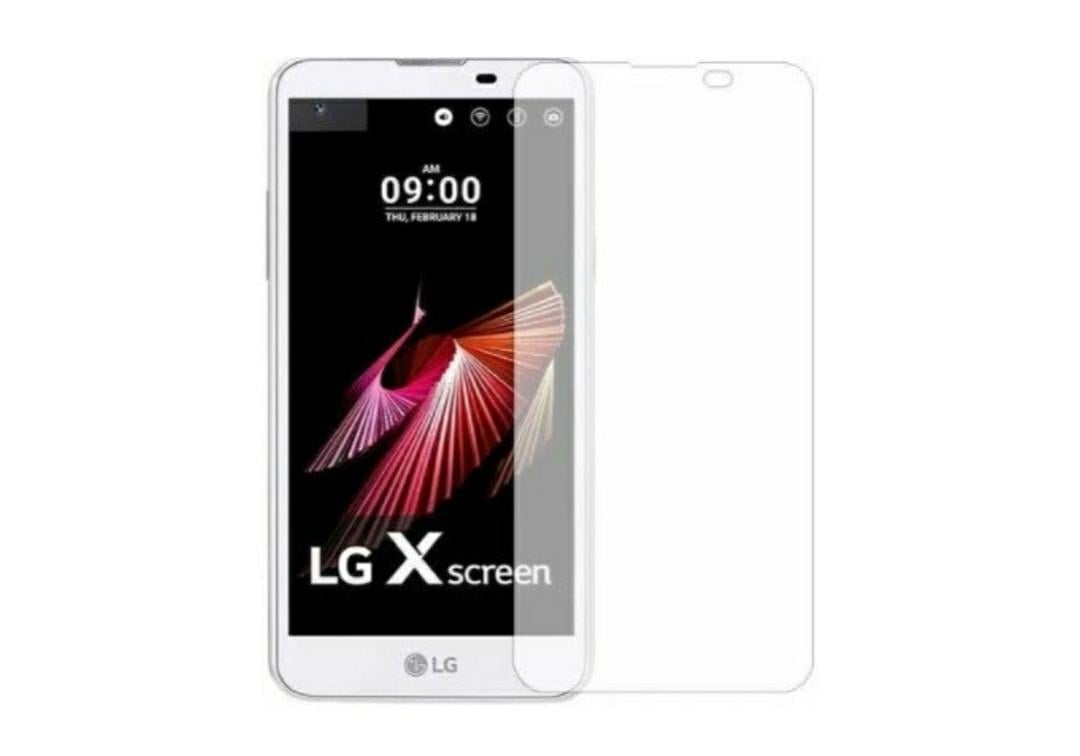 Закаленное защитное стекло на LG X Screen /  Без рамки / Прозрачное