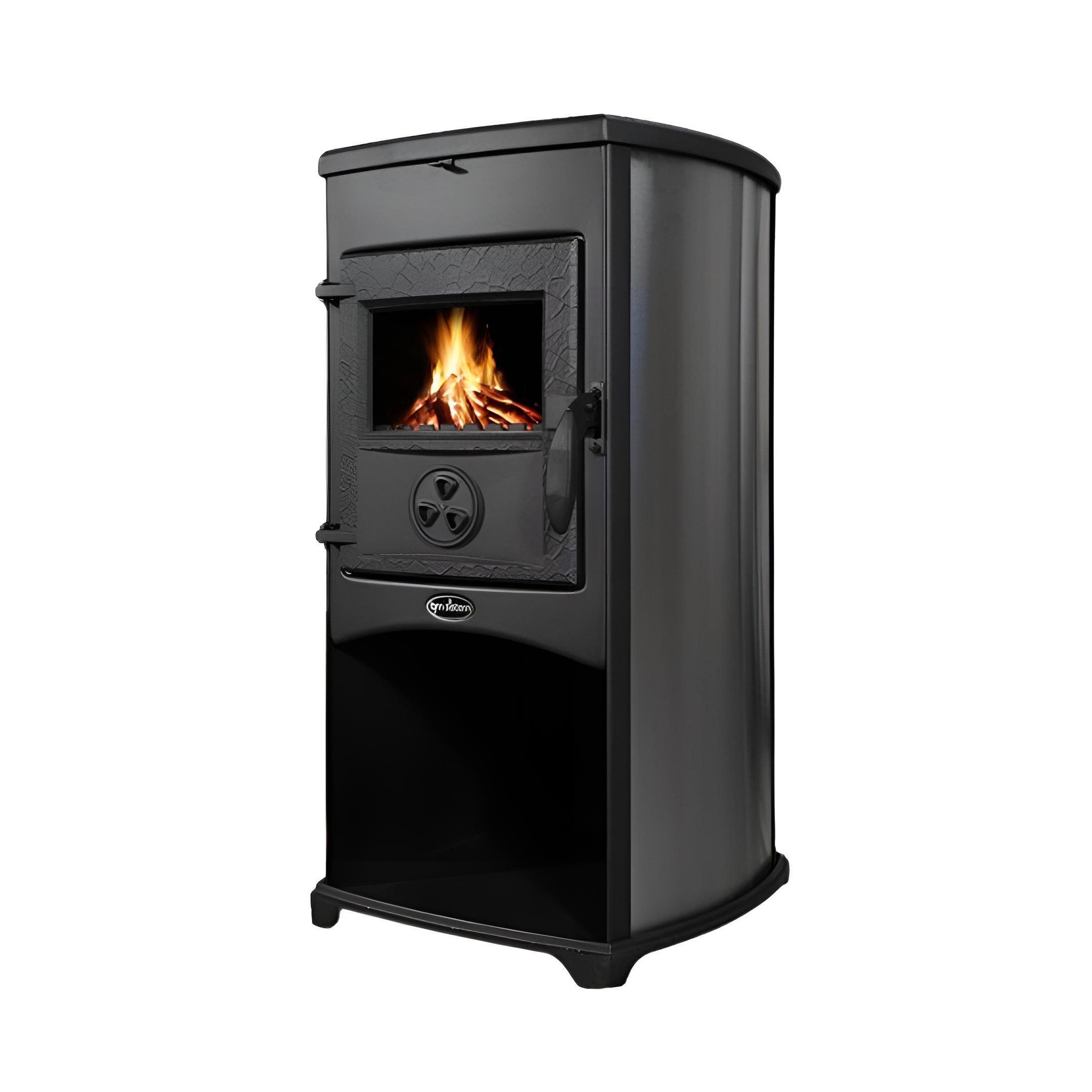 Піч чавунна Tim Sistem NORA на дровах сіра Піч чавунна Tim Sistem NORA на дровах сіра