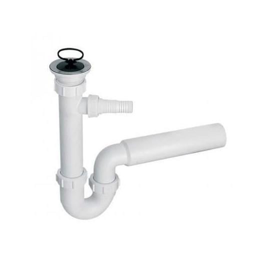 Сифон для кухонной мойки Mcalpine с подключением к стиральной машине со сливом 1,1/2х70 мм (HC7HC15)