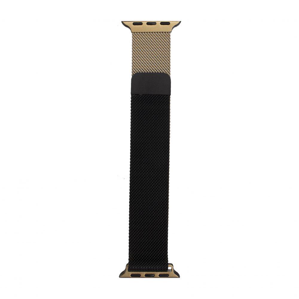 Ремешок для Apple Watch 38-40 mm Milanese Loop Black-Gold (29caa1-14679) Ремешок для Apple Watch 38-40 mm Milanese Loop Black-Gold (29caa1-14679)