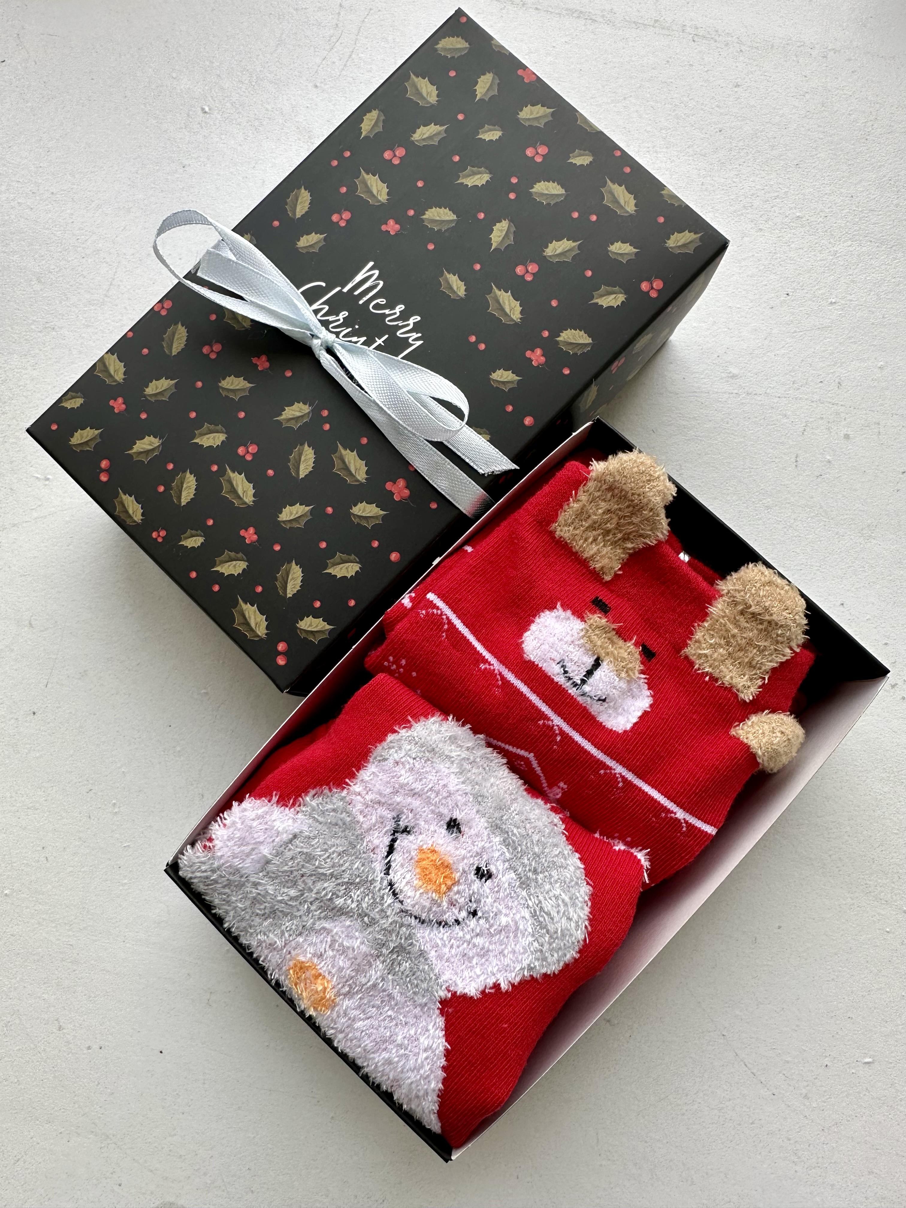 Набір подарунковий з новорічними шкарпетками (13532681) - фото 8 Набір подарунковий з новорічними шкарпетками (13532681) - фото 8