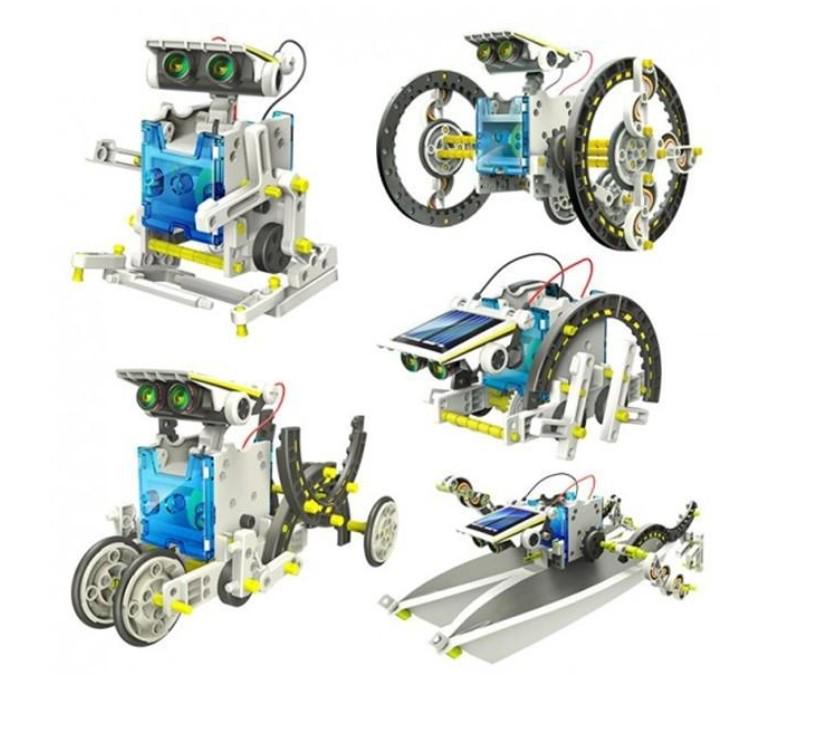 Конструктор робот на сонячних батареях Solar Robot 14в1 (N-214 EL 518-1) - фото 7