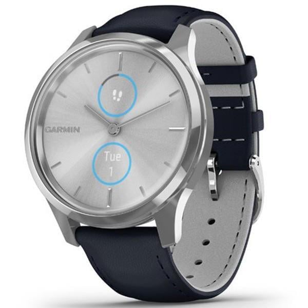 Фитнес часы Garmin vivomove Luxe Silver/Blue (010-02241-20)